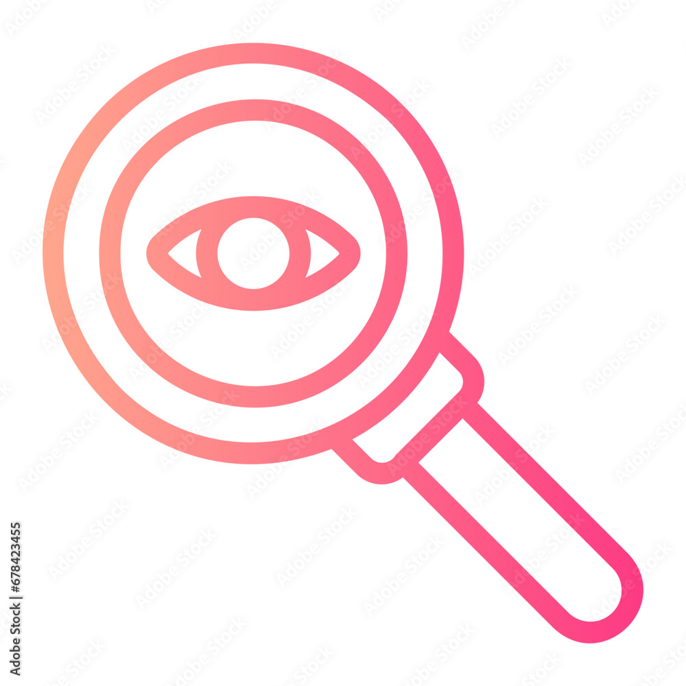 vision gradient icon vision gradient icon