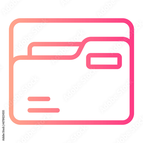 folder gradient icon