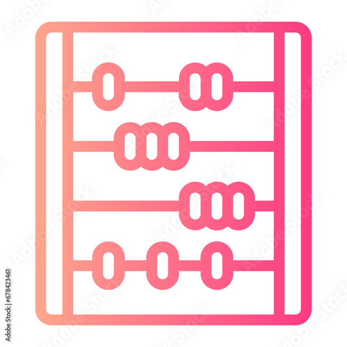 abacus gradient icon