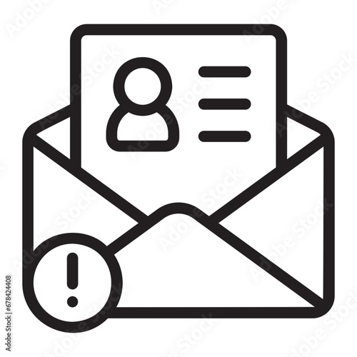 letter line icon