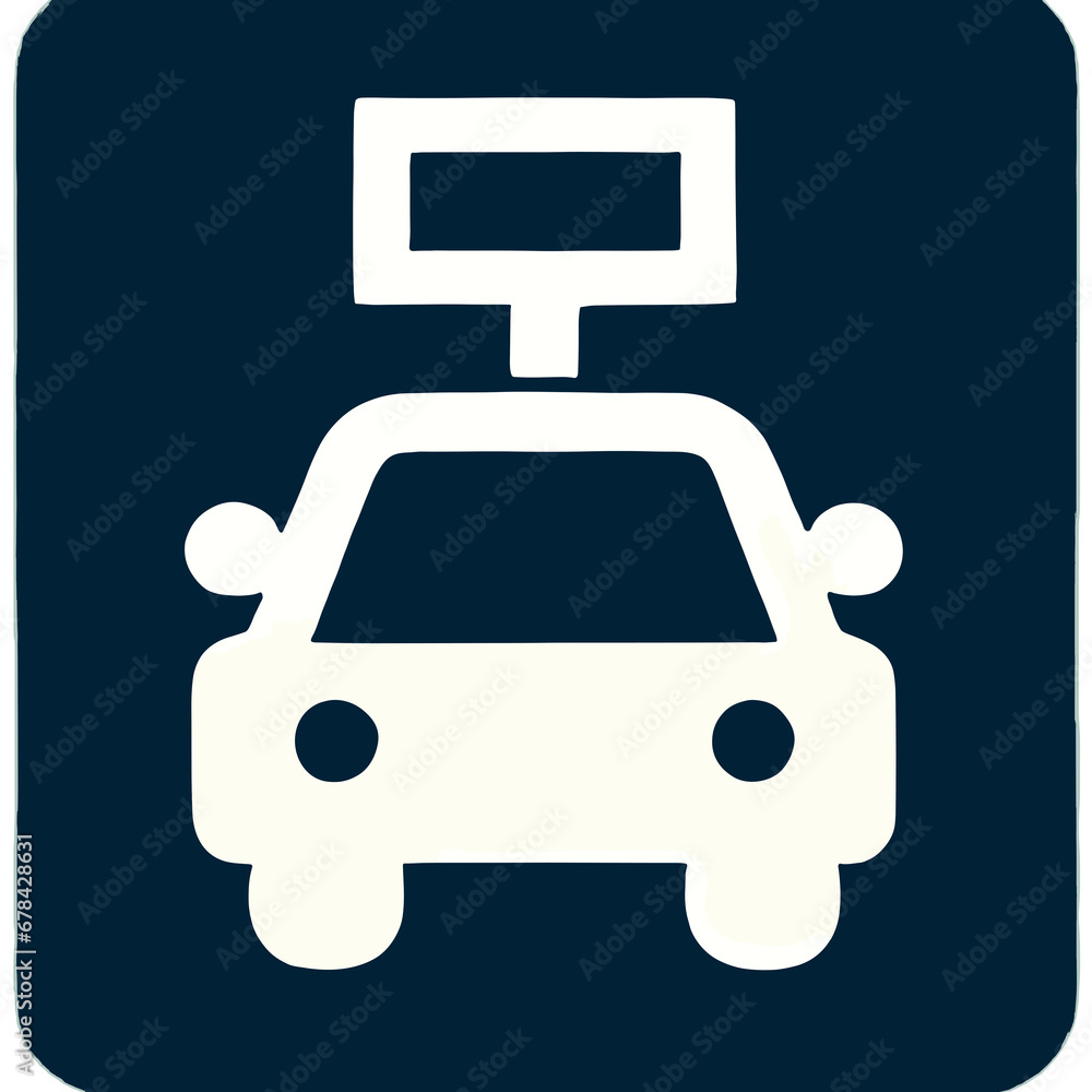 Obraz premium 교통픽토그램