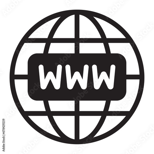 worldwide glyph icon