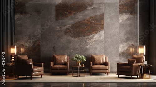 A realistic and well-lit image showcasing the beauty of a high-end wall texture, emphasizing the opulent and tactile qualities that make it stand out. © ZUBI CREATIONS
