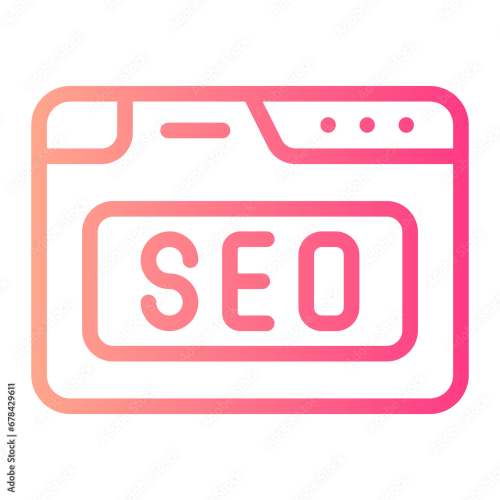 seo gradient icon seo gradient icon