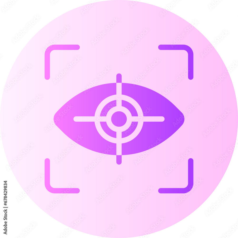vision gradient icon vision gradient icon