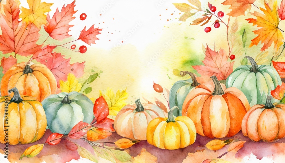 a Thanksgiving and fall background