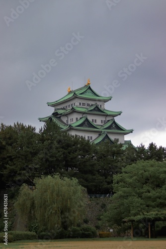 Vertical shot of the Nagoya castle
