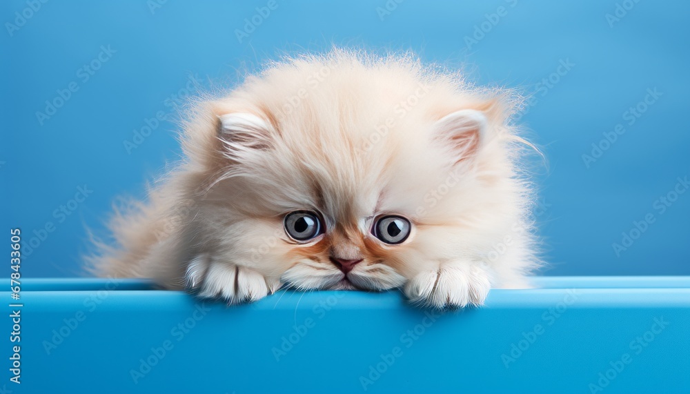 Charming studio shot of an irresistibly cute cat striking a pose on an isolated background Charming studio shot of an irresistibly cute cat striking a pose on an isolated background