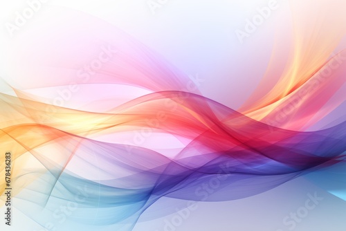 Pastel winter abstract lines background with intricate patterns for design inspiration © Ilja