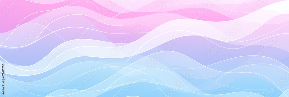 Fototapeta premium Abstract winter pastel lines background with soft ethereal colors for a serene and tranquil ambiance