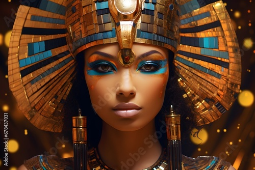 Pharaon girl portrait