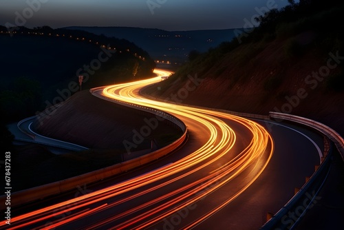 Orange sport car isolated