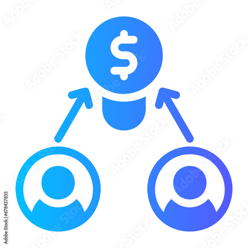 cooperate gradient icon