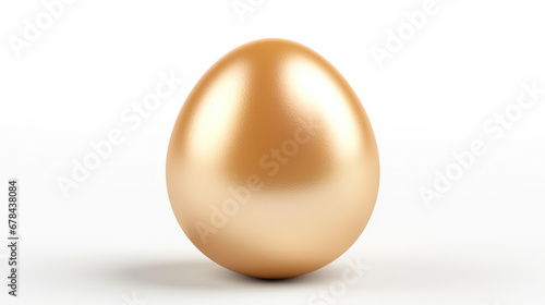 golden a easter egg isolated