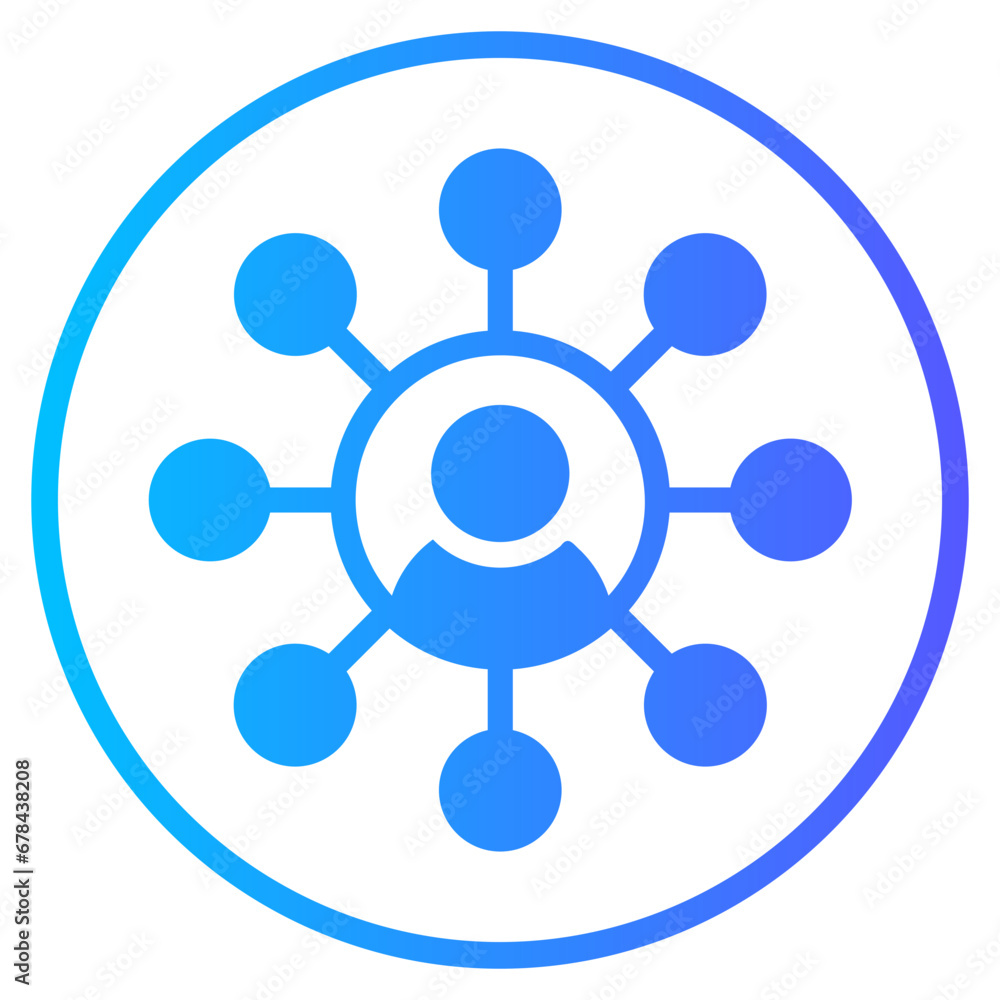network gradient icon network gradient icon
