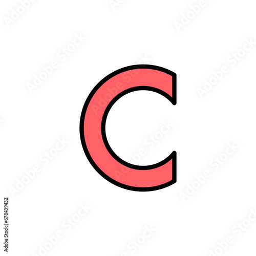 Copyright icon set illustration. copyright sign and symbol