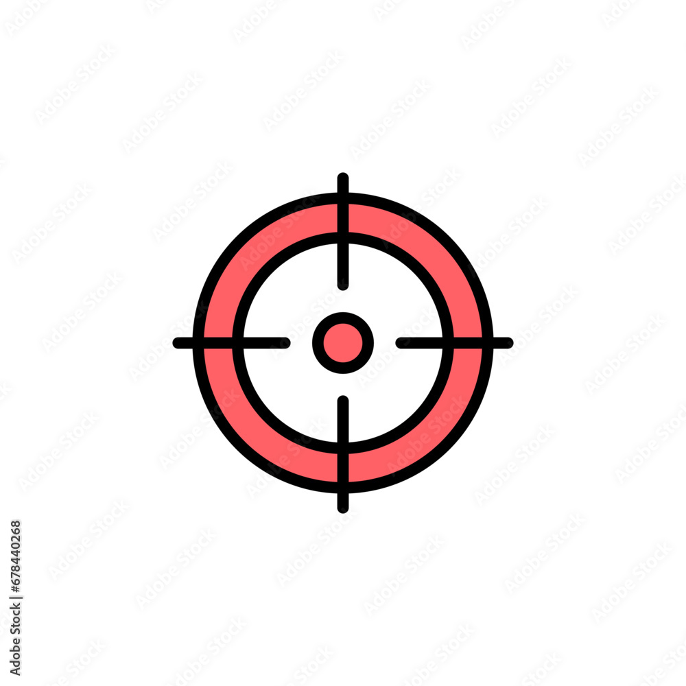 Target icon set illustration. goal icon vector. target marketing sign and symbol Target icon set illustration. goal icon vector. target marketing sign and symbol