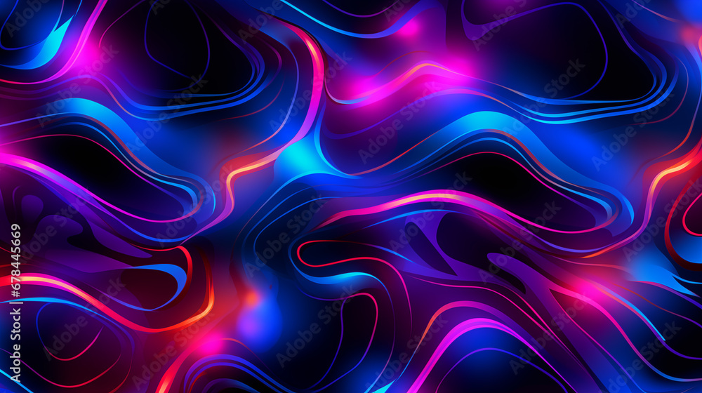 Obraz premium neon seamless pattern