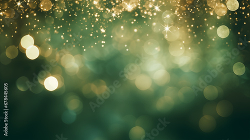 Christmas green background