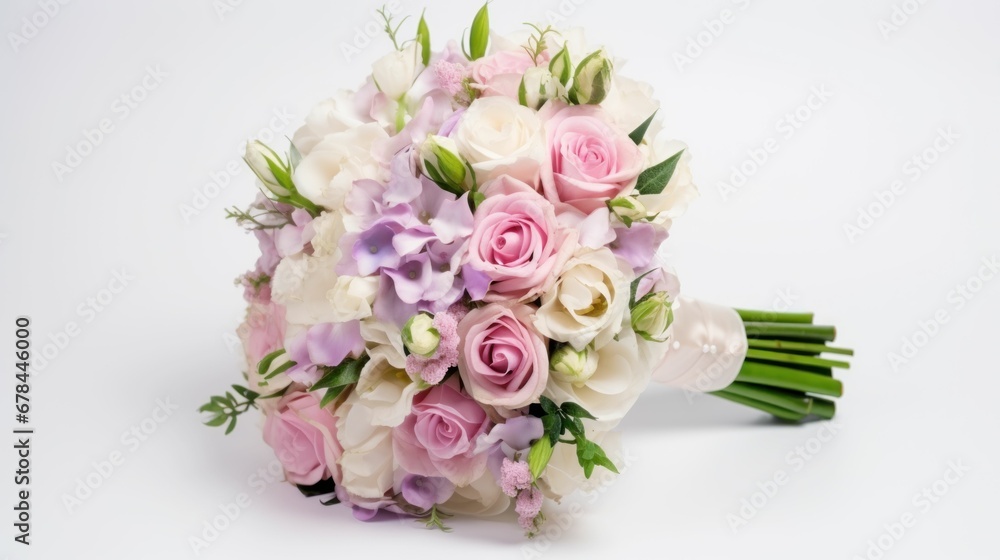 A bridal flower prepared as a bouquet. A bridal flower prepared as a bouquet.