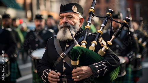 parade St. Patrick's Day. generative AI