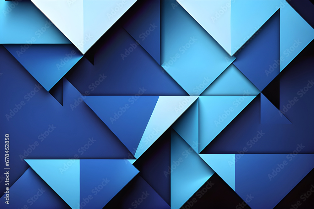 an abstract background design with a variety of blue colors. Generative AI an abstract background design with a variety of blue colors. Generative AI