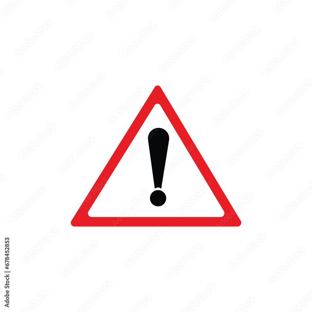 exclamation icon vector design style template exclamation icon vector design style template
