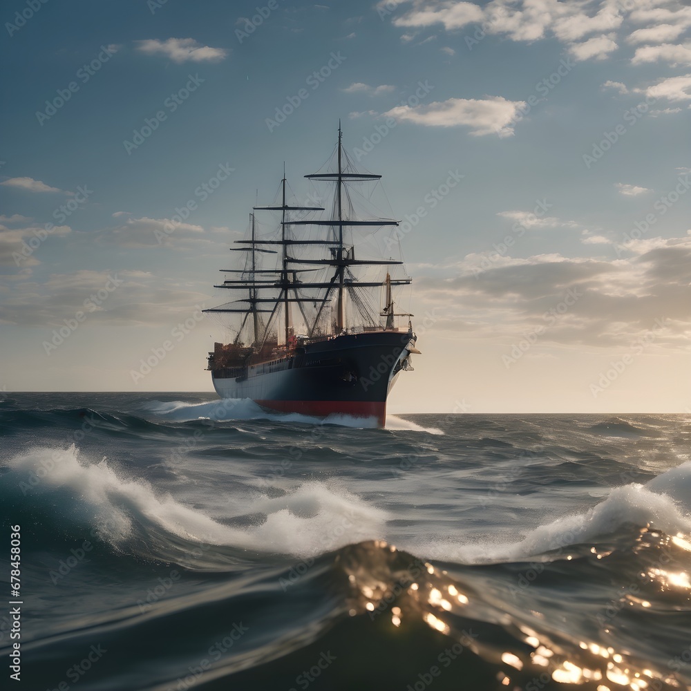 Obraz premium Battle Ship Background Very Cool