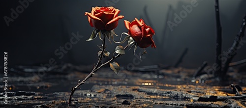 a wilted rose photo