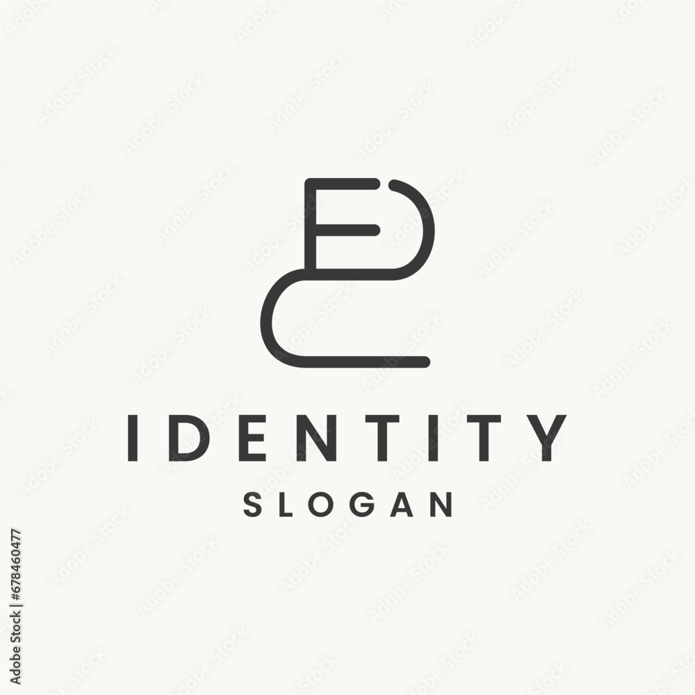 Letter fs abstract logo template vector illustration design Letter fs abstract logo template vector illustration design