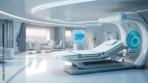 Futuristic healthcare architecture and design