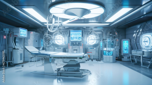An image of a high-tech operating room