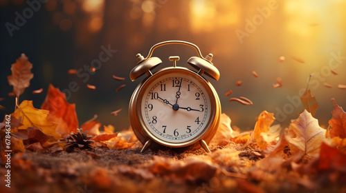 switching between daylight saving time and standard time, using the clock as a timer for seasonal changes like autumn,