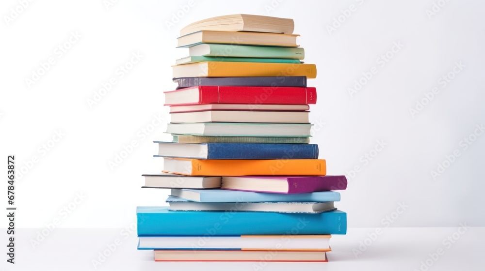 Lots of books, stack of books in the library background Lots of books, stack of books in the library background