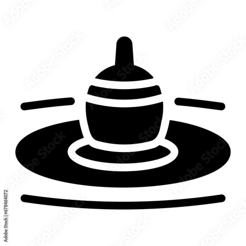 fishing float Solid icon