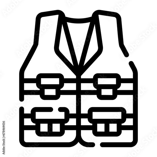 life vest Line Icon