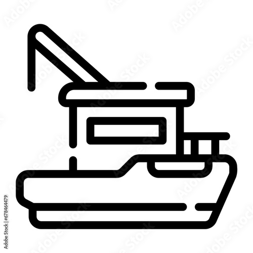 boat Line Icon