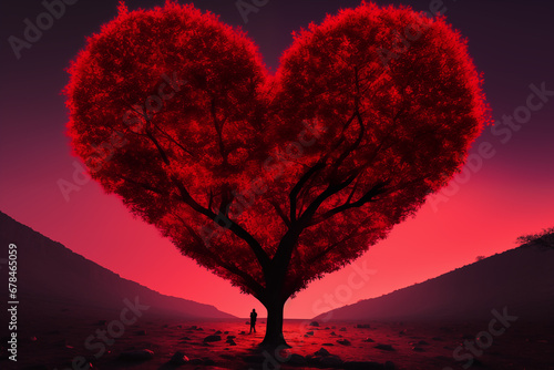 The heart tree is a symbol of pure and unfailing love for Valentine s Day and other special days.