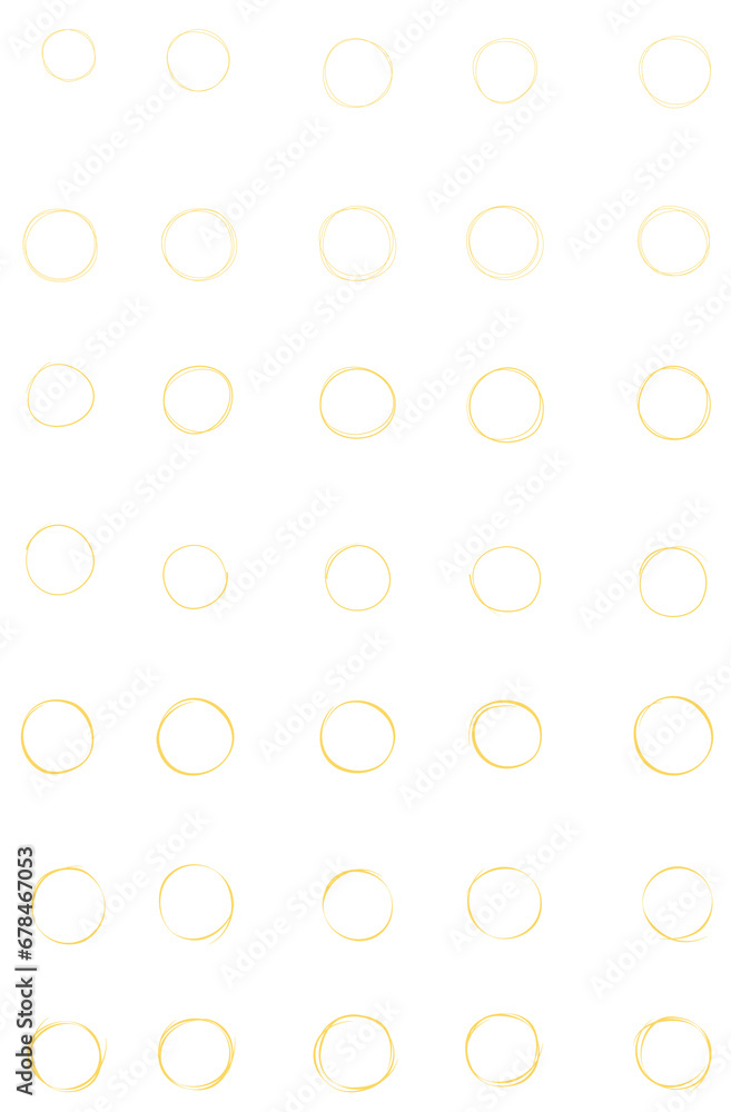 Gold Round Frame Set Gold Round Frame Set
