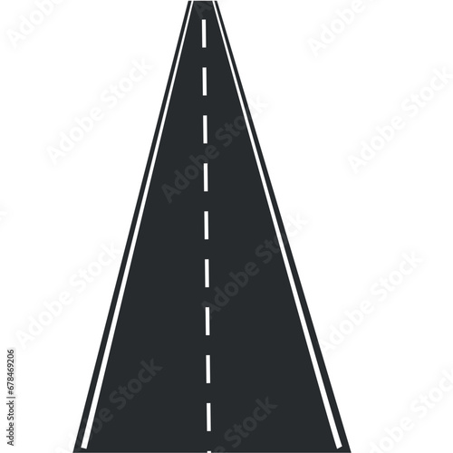 Asphalt road Illustration