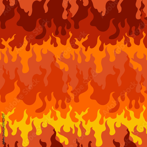 Abstract burn. Seamless pattern
