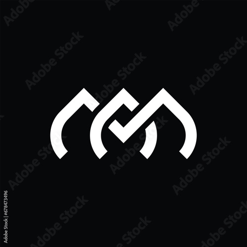 Free Download modern MA AM monogram letter logo design - GFXLoad