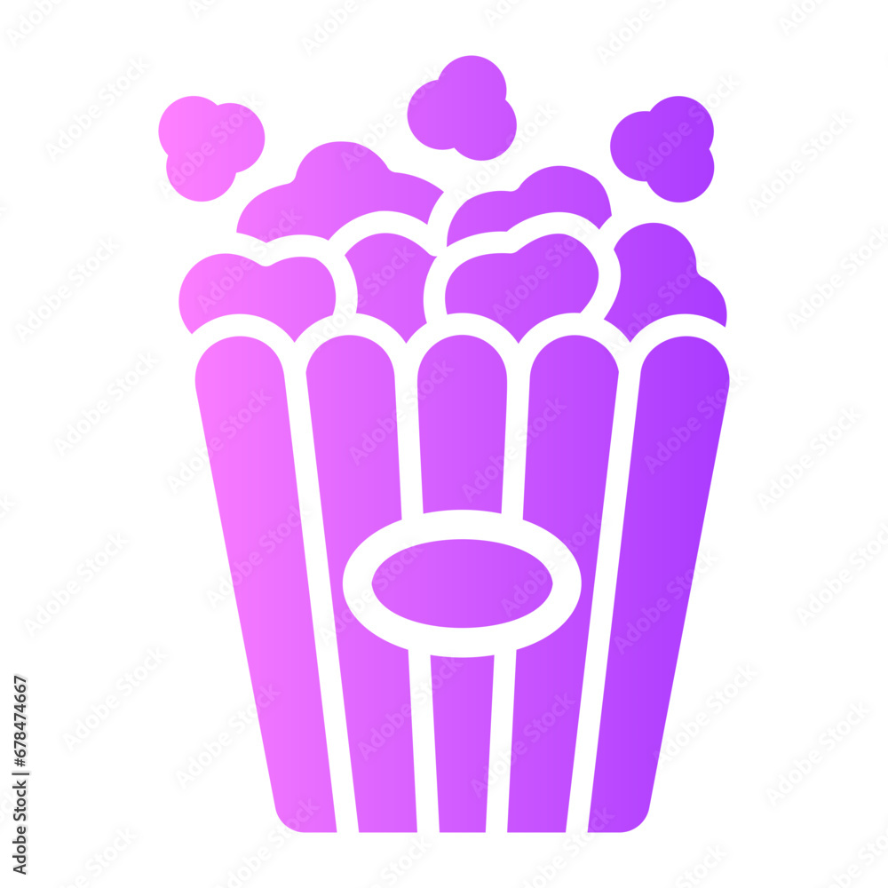 popcorn Gradient icon