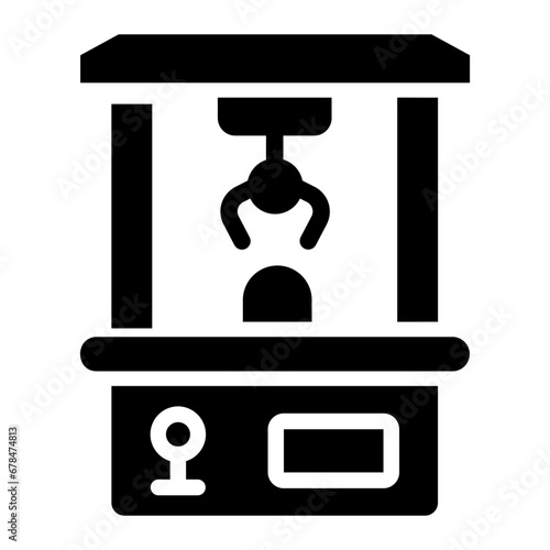 claw machine Solid icon
