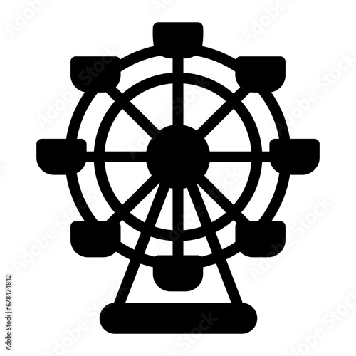 ferris wheel Solid icon