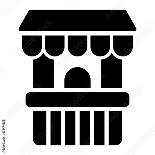 ticket box Solid icon