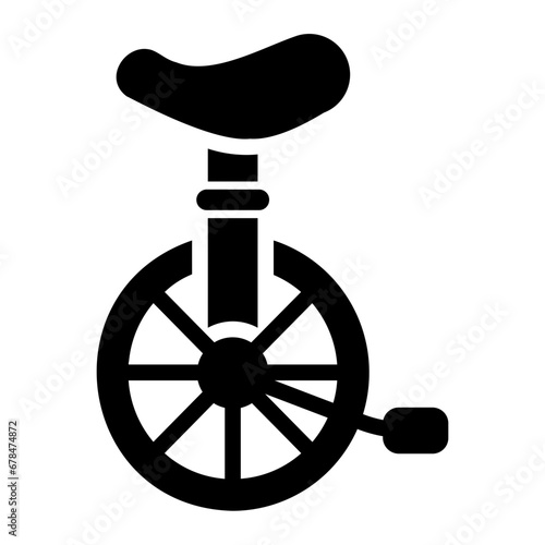 unicycle Solid icon