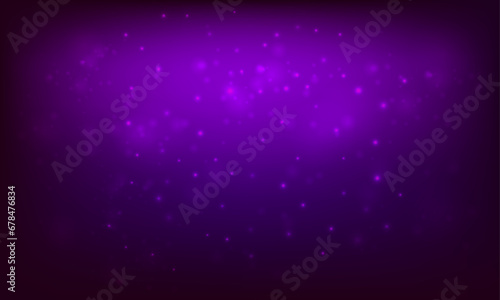 Vector abstract purple bokeh light sparkles banner