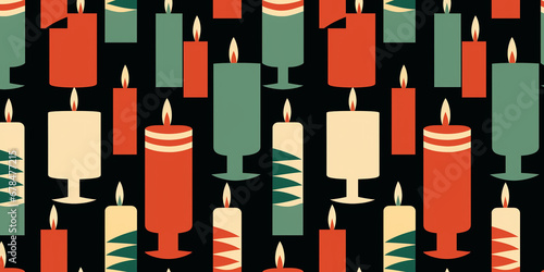 Bauhaus Style Christmas Candles HD