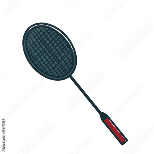 offset filled badminton racket